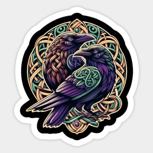 Two Ravens Sticker